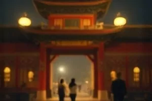 玻璃温室里的藤蔓爬满铁架，水汽在玻璃上结成细珠